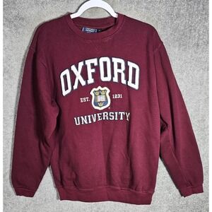 Vintage Official Oxford University Sweatshirt Adult Size Large Long Sleeve Shirt